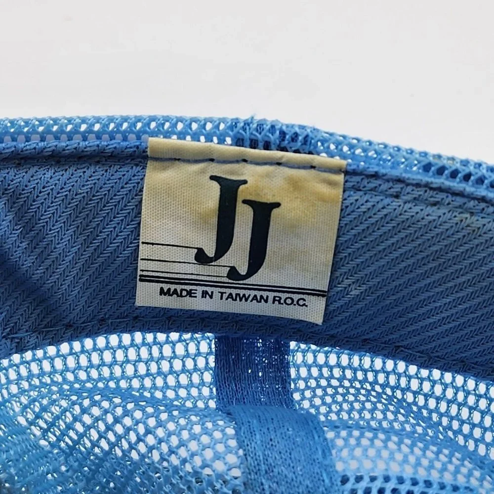 VTG Railroad Train Trucker Hat Foam Rope Adjustable Snapback‎ JJ Made in Taiwan